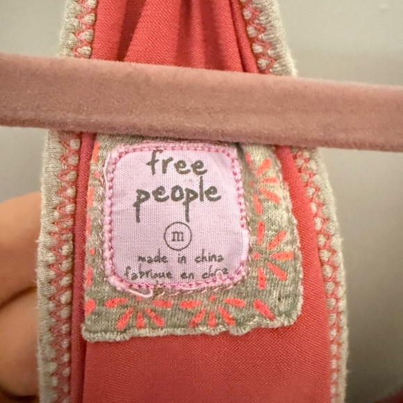 Free People Gray and Pink Casual Dress - Picture 3 of 4